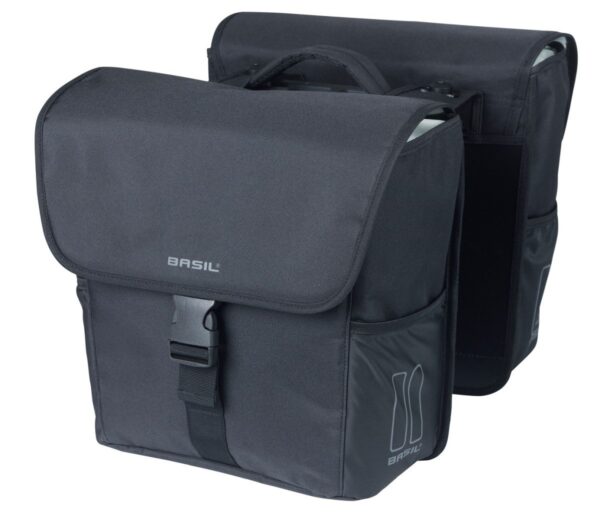 Basil Move Dubbele Fietstas MIK 30 L – Zwart