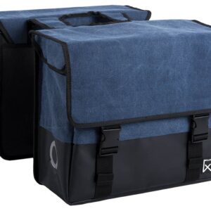 Willex Canvas Dubbele Tas Willex Canvas Dubbele Fietstas 47L – Blauw