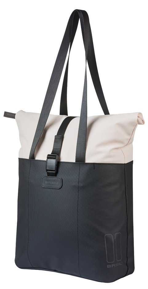 Basil shoppertas Vive Hooks Wit 15-20L