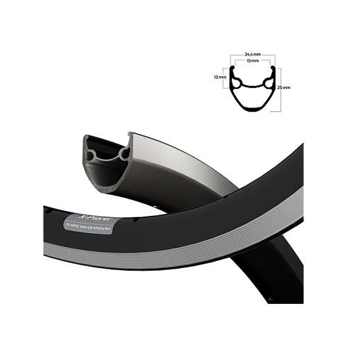 Ryde velg 20x1.75 aero zw 36/14