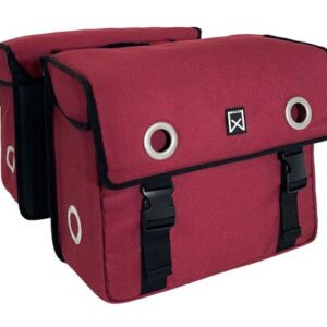 Willex Canvas Dubbele Fietstas 52L Rood