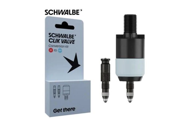 Schwalbe Clik Valve SV-SCV Ventiel Set Met Adapter